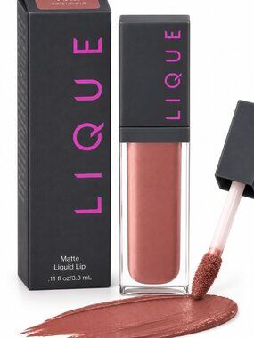 Lique Cherish Matte Liquid Lip Saddle 0.11 fl oz Long Lasting NIB